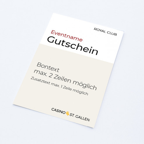 RC Gutschein «Event» A7