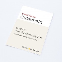 Gutschein «Event» A7