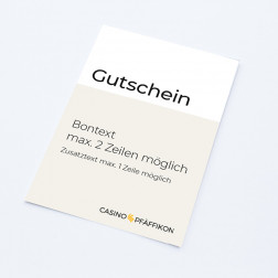 Gutschein «Neutral» A7
