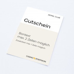 RC Gutschein «Neutral» A7