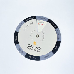 Roulette Drehkarte